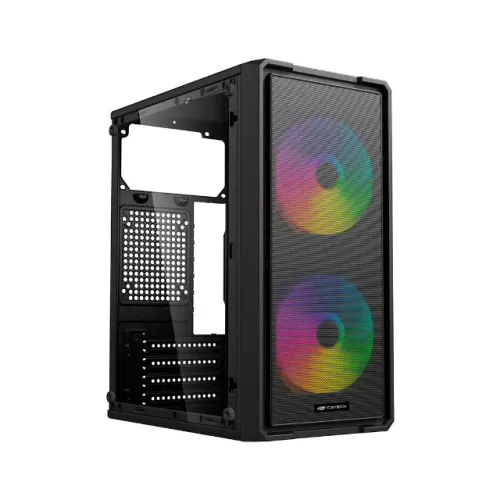 GABINETE GAMER PRETO LATERAL VIDRO C3TECH