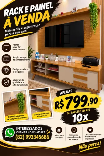 Rack e painel