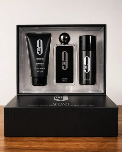 Kit Afnan 9PM 100ml + Deo + Shower Gel Lacrado