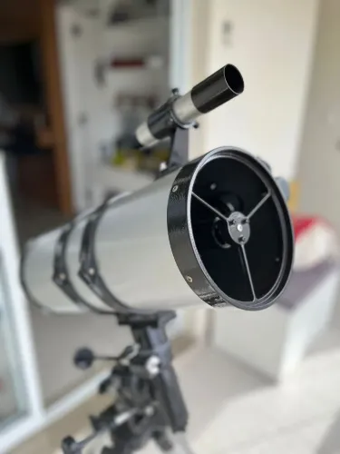 Telescópio astronômico Bluetek 150 x 1400mm. Ampliação de 2.100x.
