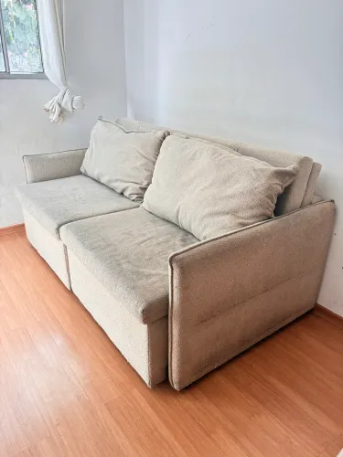Sofá retrátil sem caixa - 196cm - 4 lugares