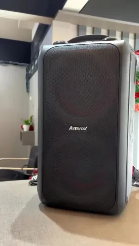 Amvox ACA 600 Bagvox e a bateria dela dura em torno de 4 horas