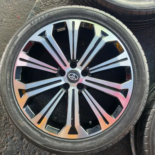 RODAS TOYOTA COROLLA ARO 18 5X100 E PNEUS 215/45
