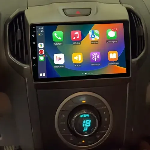 Multimídia 9 Polegadas S10 e Trailblazer de 2021 a 2015