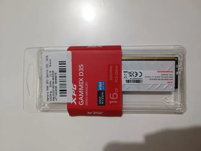 Memória Ram 16gb ddr4,3200mhz Xpg Lancer branca NOVO/LACRADO
