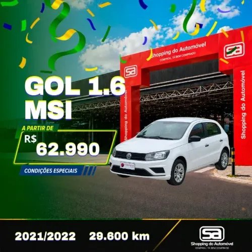 Volkswagen Gol Geração VII MSI 1.6 8V Flex Mec. 4P 2022
