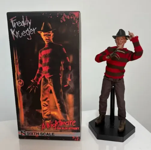 Sideshow Freddy Krueger Nightmare On Elm Street Boneco Figura de Ação 1/6