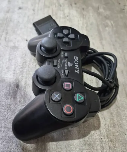 Controle Original PS2 e PC Sony