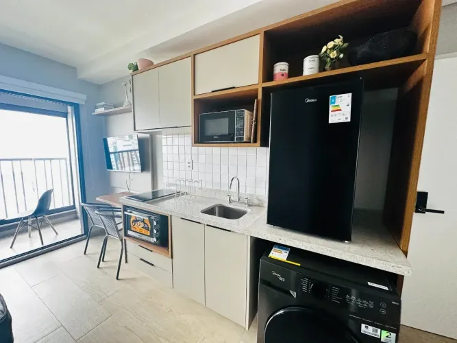 Studio Mobiliados 24m² Locação  Liberdade proximo ao Metrô Oportinidades