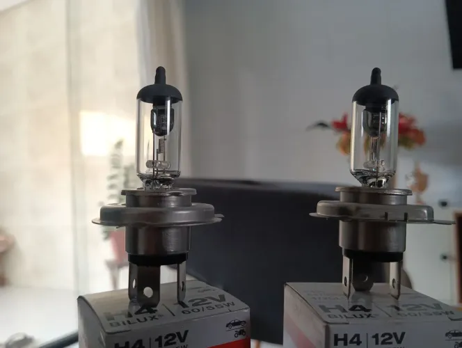 Par Lâmpadas Halógenas Original H4 farol 12V