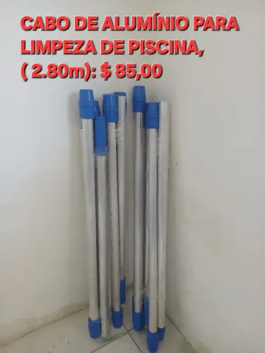 Cabo de Alumínio para Limpeza de Piscina 3m