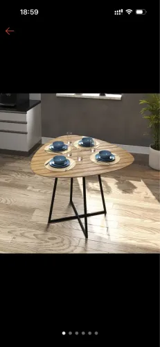 Mesa formato orgânico 