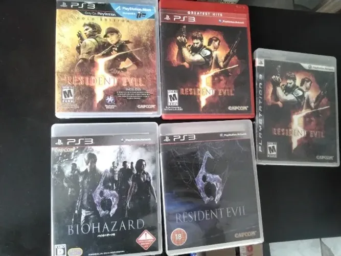 Jogo Pack de jogos Resident Evil 5/6 [PLAYSTATION 3]