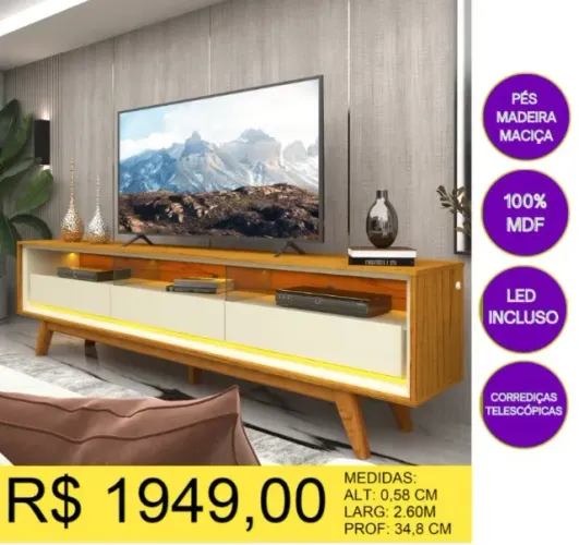 RACK COM LED A PRONTA-ENTREGA