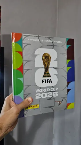 Álbum prata capa dura copa 2026