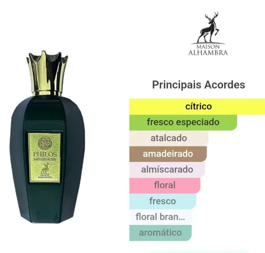 Philos Messenger Maison Alhambra - Perfume árabe Lacrado