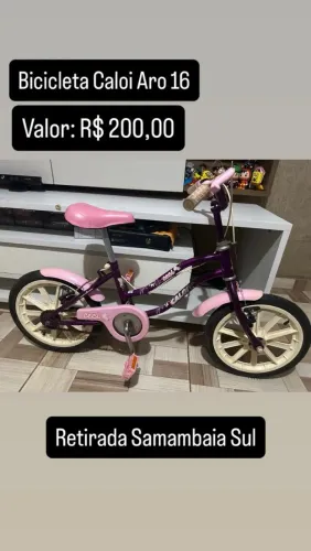 Bicicleta caloi Cecília aro 16
