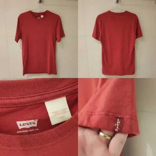 Camiseta Levis slim Vermelha P
