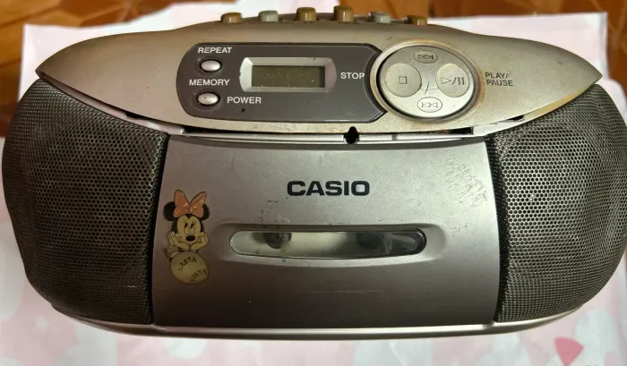 CD Radio cassette récord original CASIO