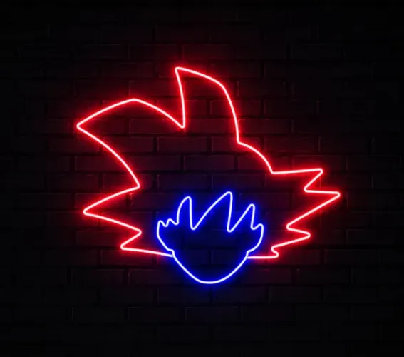 Luminária GOKU - Led Neon 