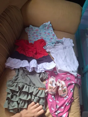 Kit roupa + sapato(menina)