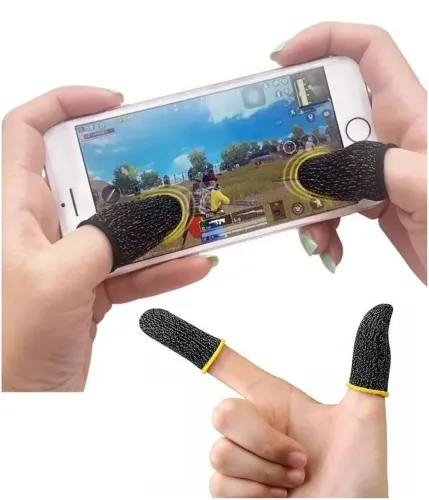 1 Par Luva De Dedo Gamer em nylon
