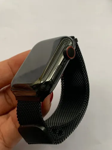 Apple Watch 5 40mm Lte Celular Aço Bat 86% Garantia