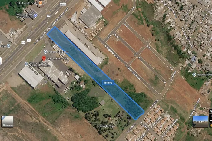 Terreno industrial à venda na BR-277 em Guarapuava