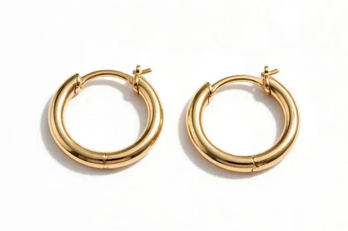 Argola Dourada Banhada a Ouro 18k - Não Escurece - Entrega Hoje Uberlândia