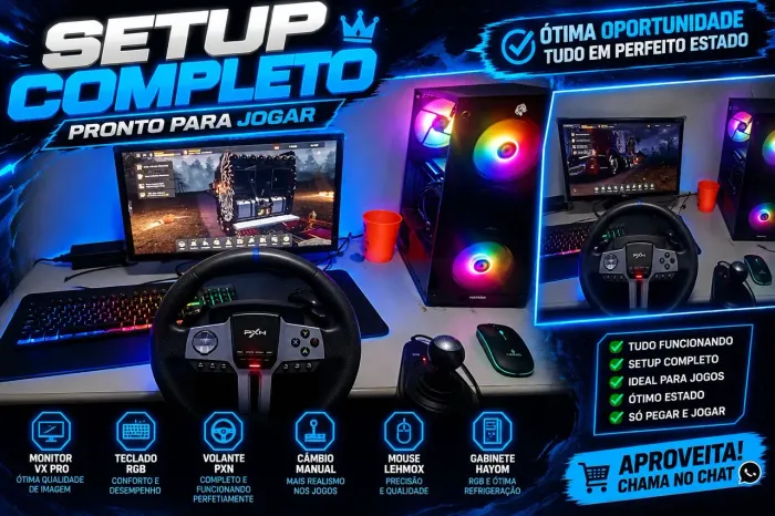 Computador gamer completo