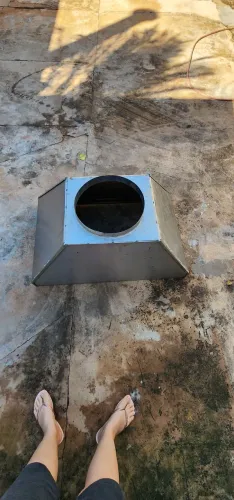 Coifa exaustora de inox
