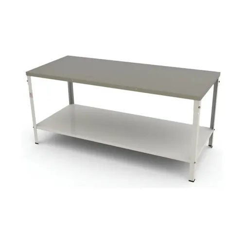 Bancada mesa padaria central M190 braesi tampo inox 1.90x90