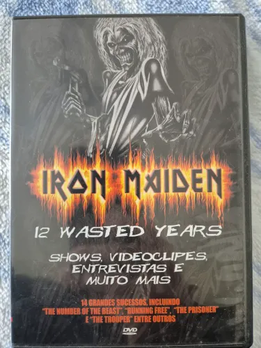 DVD Iron Maiden 12 wasted years