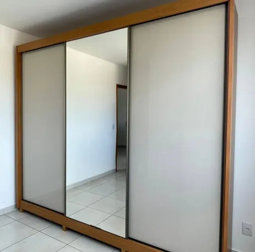 Guarda Roupa Casal porta de correr 100% MDF