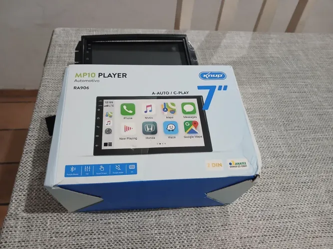 VENDE-SE UMA MULTIMIDIA DE 7" POL, DA MARCA KNEUP , MP10 PLAYER AUTOMOTIVA , ( RA906 )