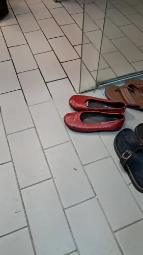 Sapatilha vermelha