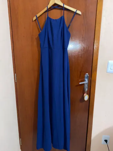 Vestido Longo azul 