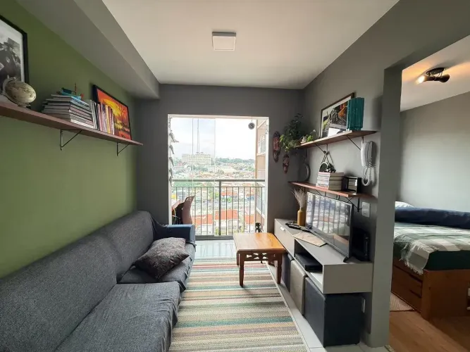 Apartamento MOBILIADO para venda ou locação com 27m2 1 DORM em Jardim da Glória - São Pau
