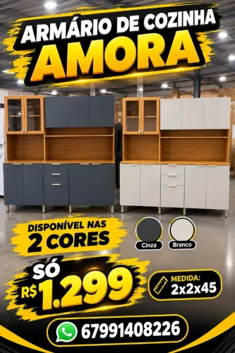 Armário de cozinha amora