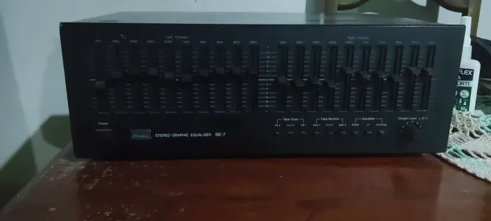 Equalizador sansui SE-7 Black 