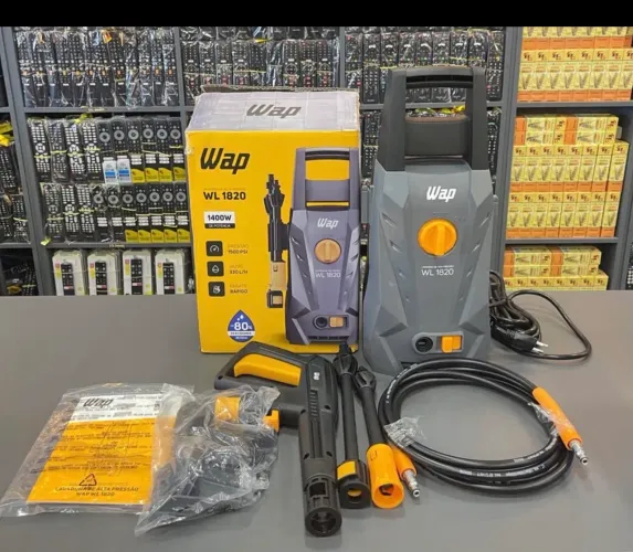LAVADORA DE ALTA PRESSÃO DA WAP COM 1.400w e 1.500 psi ?