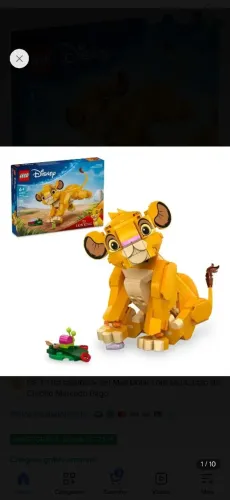 LEGO Coleção The Lion King - SIMBA 43243 NOVO LACRADO