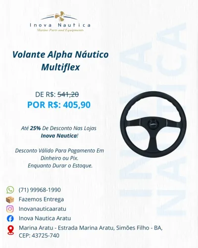 Volante Alpha Náutico