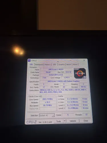 Processador Ryzen 5 4600G