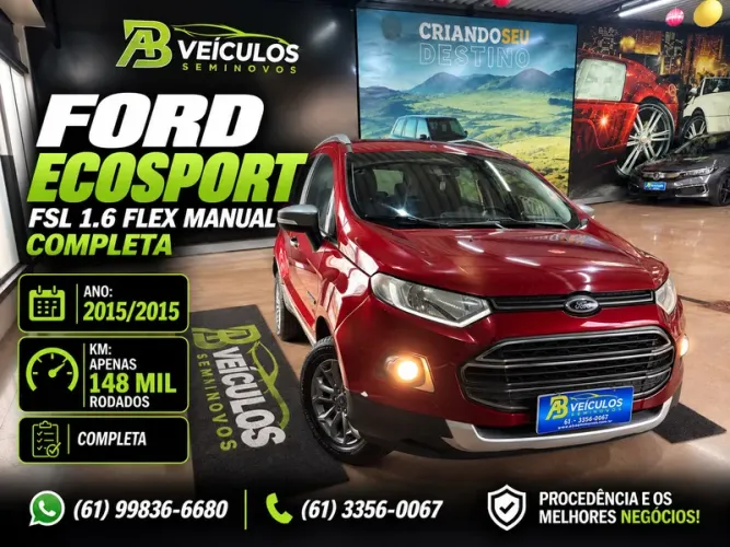 Ford Ecosport Freestyle 1.6 16V Flex 5P 2015
