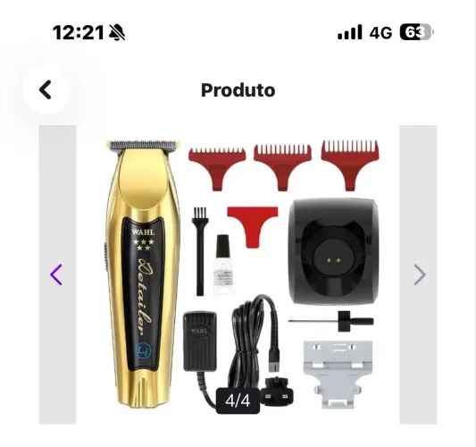 Máquina de acabamento da wahl