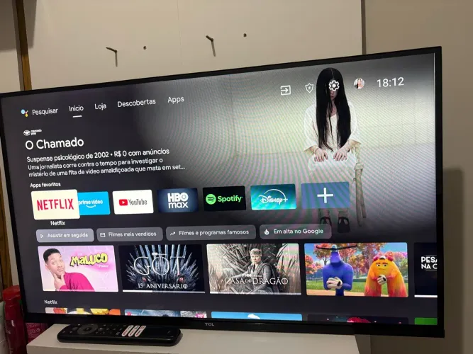 Smart TV TCL 32? Google TV Full HD + Controle