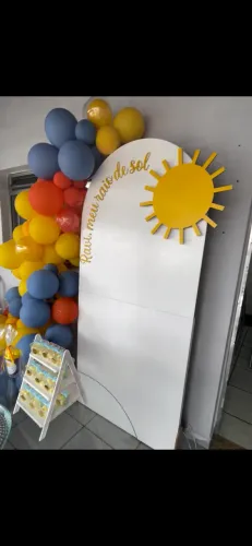 Painel (Tema Raio de Sol)Romano 100% MDF