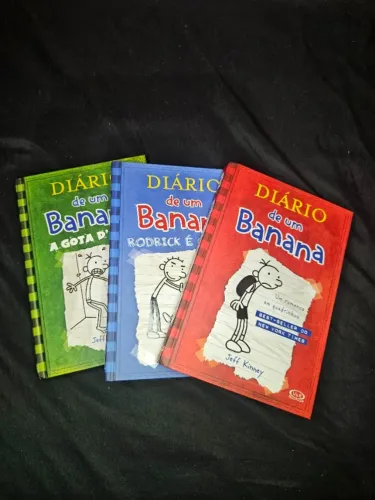 Kit com 3 Livros - Diário de um Banana