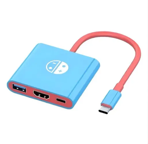 Dock Station Hdmi 4k Hub Usbc Adaptador Para Nintendo Switch